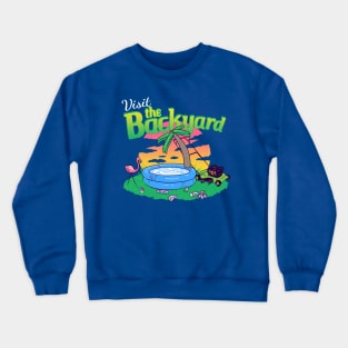 Backyard Vacation Crewneck Sweatshirt